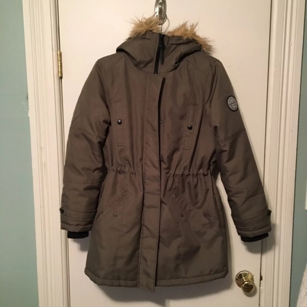 Green coat